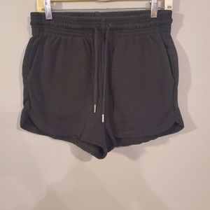 H&M sweatshorts, black, medium